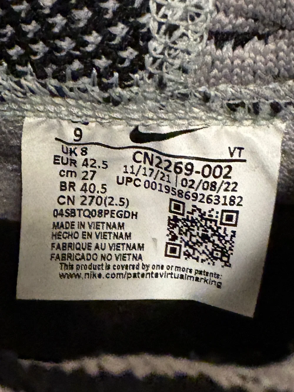 Nike ISPA Link Light Iron Ore Smoke Grey Glueless Move to Zero Sustainable Shoe